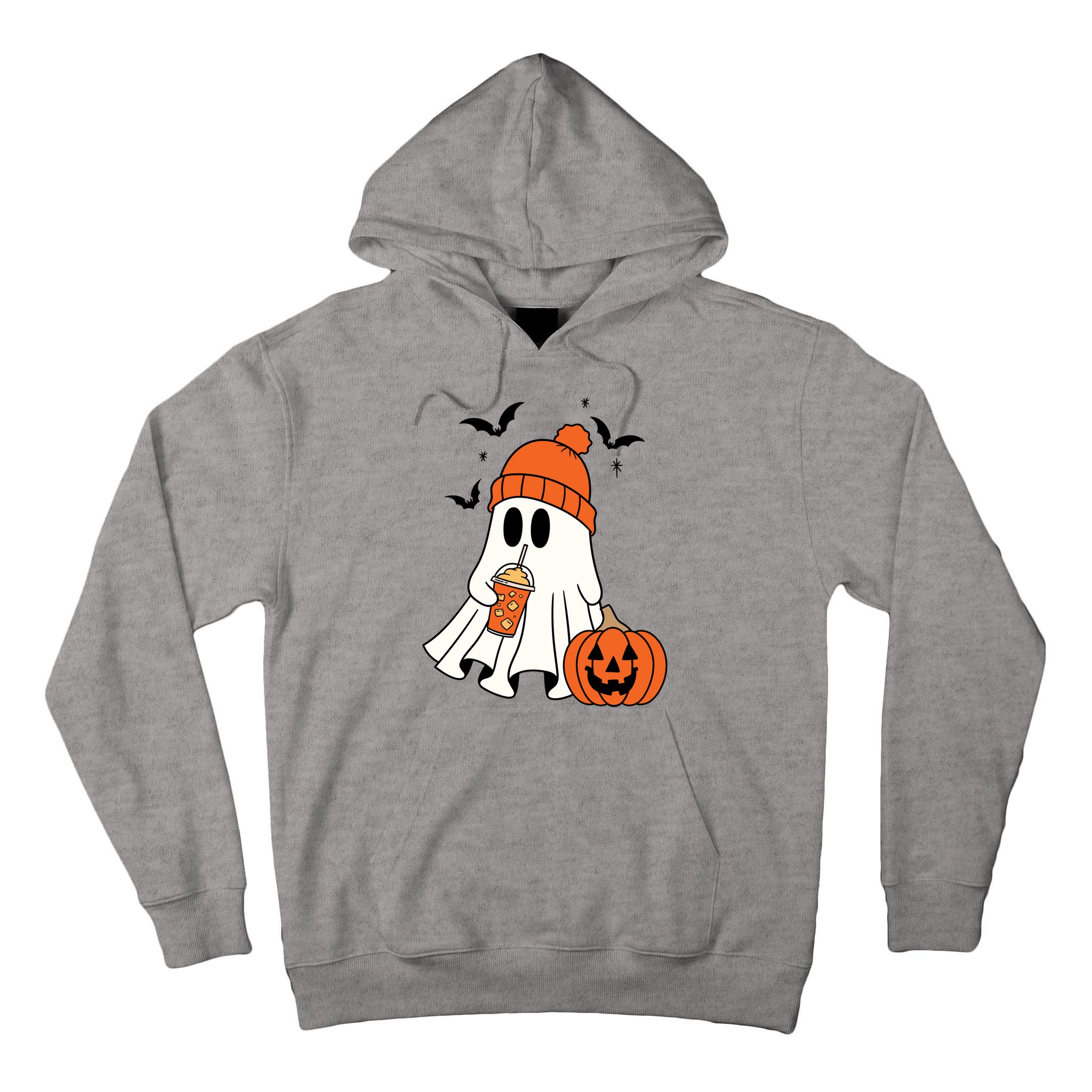 Pumpkin Spice Ghost Spooky Season Tall Hoodie