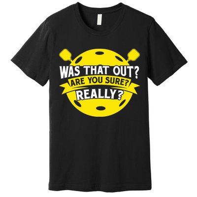 Pickleball Sports Game Equipment Pickleball Gift Premium T-Shirt