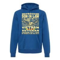 Proud Songreat Giftingreat Giftlaw Of A Vietnam Veteran Great Gift Premium Hoodie