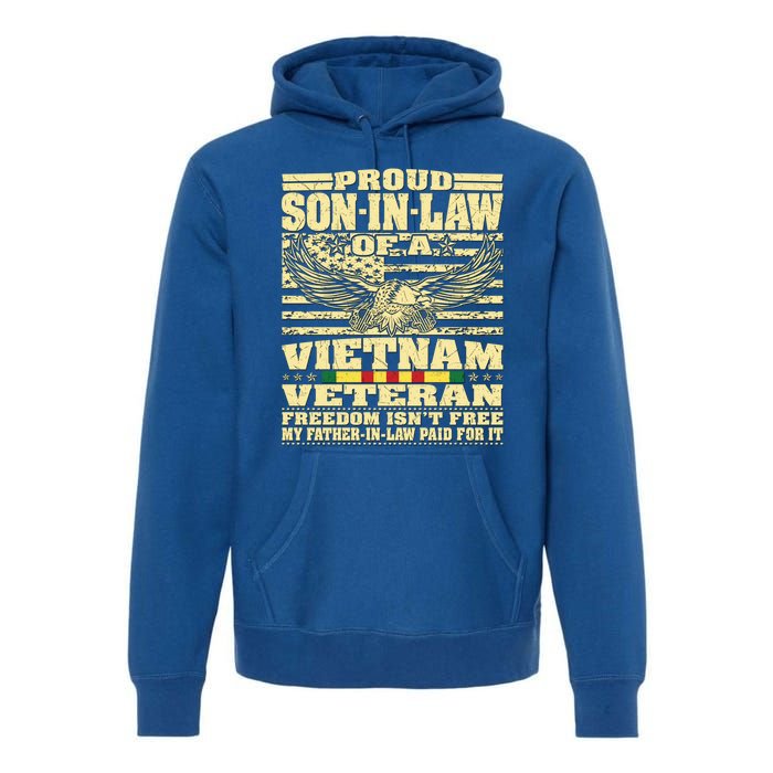 Proud Songreat Giftingreat Giftlaw Of A Vietnam Veteran Great Gift Premium Hoodie