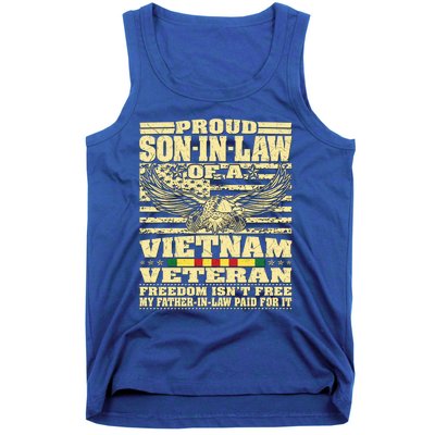 Proud Songreat Giftingreat Giftlaw Of A Vietnam Veteran Great Gift Tank Top