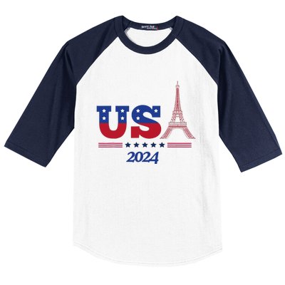 Paris Sport Games Baseball Sleeve Shirt