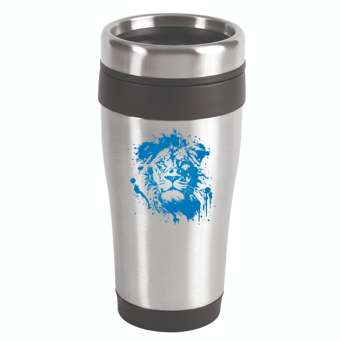 Paint Splat Graffiti Lions Football Sports Fan 16oz Travel Tumbler