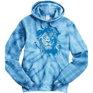 Paint Splat Graffiti Lions Football Sports Fan Tie Dye Hoodie