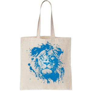 Paint Splat Graffiti Lions Football Sports Fan Tote Bag