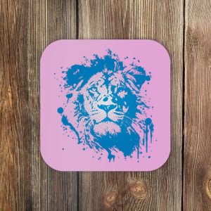 Paint Splat Graffiti Lions Football Sports Fan Coaster