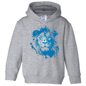 Paint Splat Graffiti Lions Football Sports Fan Toddler Hoodie