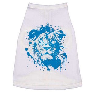 Paint Splat Graffiti Lions Football Sports Fan Doggie Tank