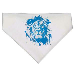 Paint Splat Graffiti Lions Football Sports Fan USA-Made Doggie Bandana