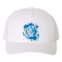 Paint Splat Graffiti Lions Football Sports Fan Yupoong Adult 5-Panel Trucker Hat