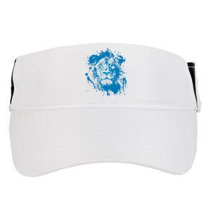 Paint Splat Graffiti Lions Football Sports Fan Adult Drive Performance Visor