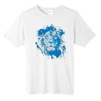 Paint Splat Graffiti Lions Football Sports Fan Tall Fusion ChromaSoft Performance T-Shirt