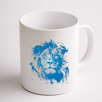 Paint Splat Graffiti Lions Football Sports Fan Coffee Mug