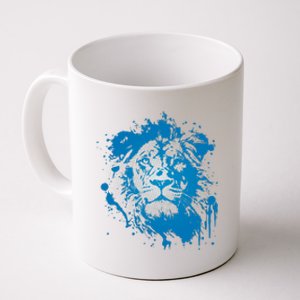 Paint Splat Graffiti Lions Football Sports Fan Coffee Mug