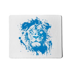 Paint Splat Graffiti Lions Football Sports Fan Mousepad