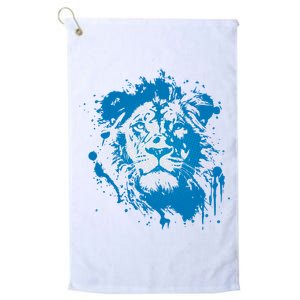 Paint Splat Graffiti Lions Football Sports Fan Platinum Collection Golf Towel