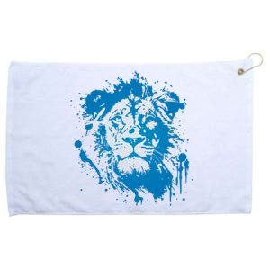 Paint Splat Graffiti Lions Football Sports Fan Grommeted Golf Towel