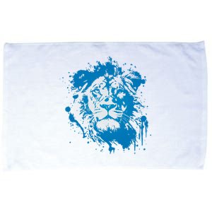 Paint Splat Graffiti Lions Football Sports Fan Microfiber Hand Towel