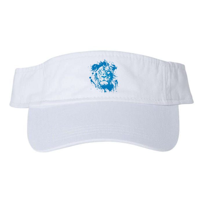 Paint Splat Graffiti Lions Football Sports Fan Valucap Bio-Washed Visor