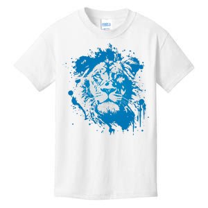 Paint Splat Graffiti Lions Football Sports Fan Kids T-Shirt