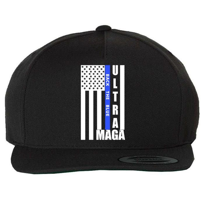 Patriotic Support Graphics Wool Snapback Cap