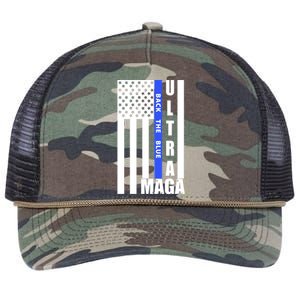 Patriotic Support Graphics Retro Rope Trucker Hat Cap