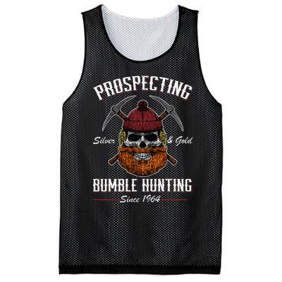 Prospecting Silver & Gold Bumble Hunting Since 1964 Mesh Reversible Basketball Jersey Tank