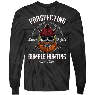 Prospecting Silver & Gold Bumble Hunting Since 1964 Tie-Dye Long Sleeve Shirt