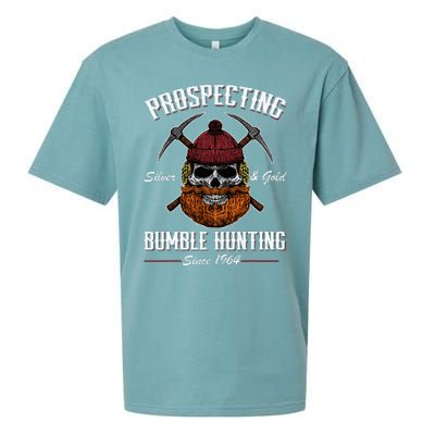 Prospecting Silver & Gold Bumble Hunting Since 1964 Sueded Cloud Jersey T-Shirt