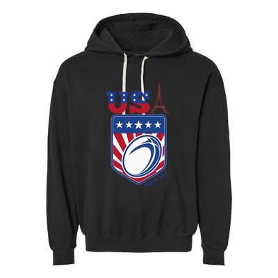 Paris Sport Games Rugby Garment-Dyed Fleece Hoodie