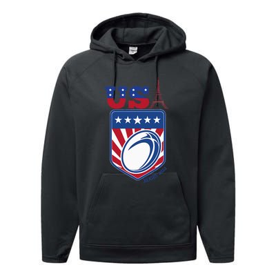 Paris Sport Games Rugby Performance Fleece Hoodie