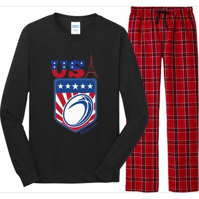 Paris Sport Games Rugby Long Sleeve Pajama Set