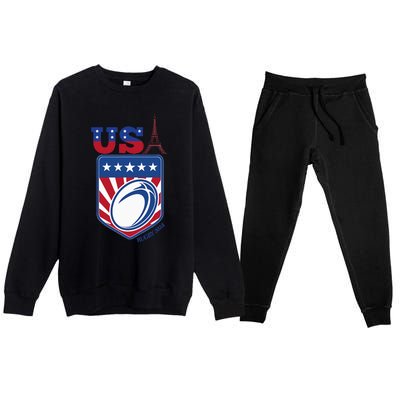 Paris Sport Games Rugby Premium Crewneck Sweatsuit Set