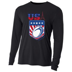 Paris Sport Games Rugby Cooling Performance Long Sleeve Crew