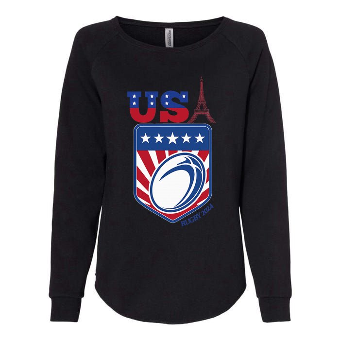 Paris Sport Games Rugby Womens California Wash Sweatshirt