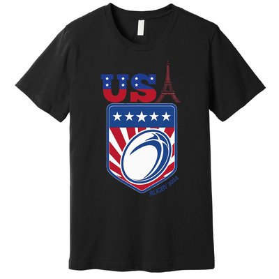 Paris Sport Games Rugby Premium T-Shirt