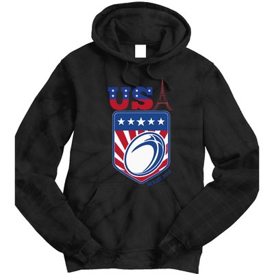 Paris Sport Games Rugby Tie Dye Hoodie