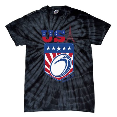 Paris Sport Games Rugby Tie-Dye T-Shirt