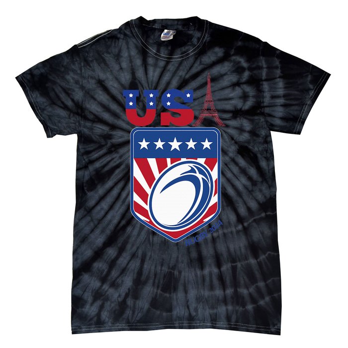 Paris Sport Games Rugby Tie-Dye T-Shirt