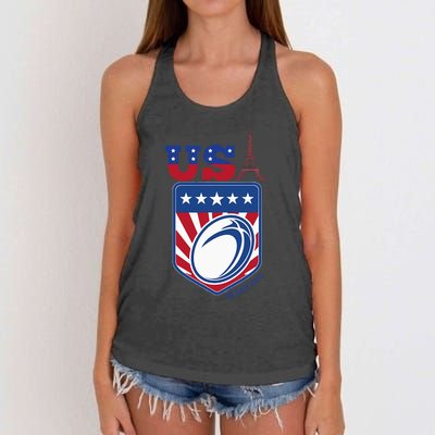 Paris Sport Games Rugby Women's Knotted Racerback Tank