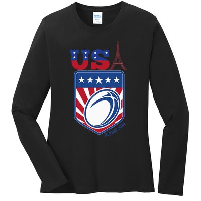 Paris Sport Games Rugby Ladies Long Sleeve Shirt