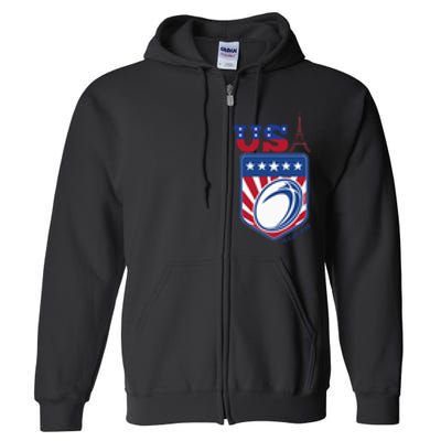 Paris Sport Games Rugby Full Zip Hoodie