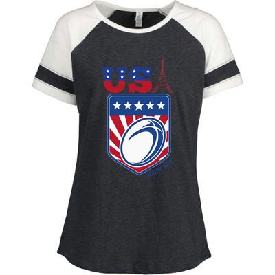 Paris Sport Games Rugby Enza Ladies Jersey Colorblock Tee