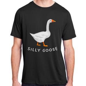 Playful Silly Goose Design Quirky And Fun Adult ChromaSoft Performance T-Shirt