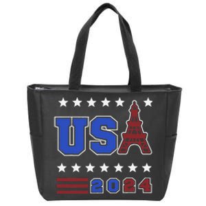 Paris Sports Games Zip Tote Bag