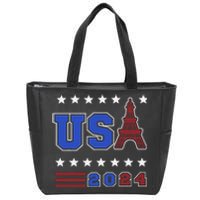 Paris Sports Games Zip Tote Bag