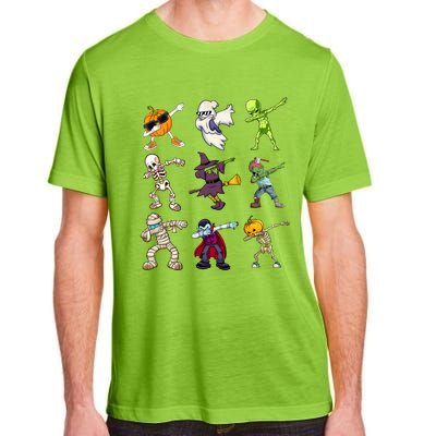 Pumpkin Skeleton Ghost Alien Zombie Dabbing Halloween Cute Gift Adult ChromaSoft Performance T-Shirt