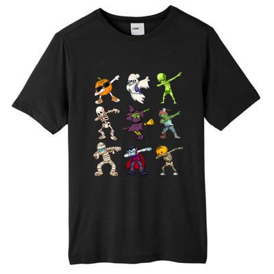 Pumpkin Skeleton Ghost Alien Zombie Dabbing Halloween Cute Gift Tall Fusion ChromaSoft Performance T-Shirt