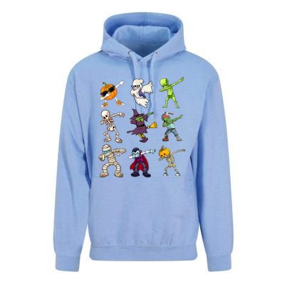 Pumpkin Skeleton Ghost Alien Zombie Dabbing Halloween Cute Gift Unisex Surf Hoodie