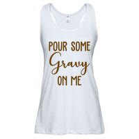 Pour Some Gravy On Me Funny Thanksgiving Ladies Essential Flowy Tank